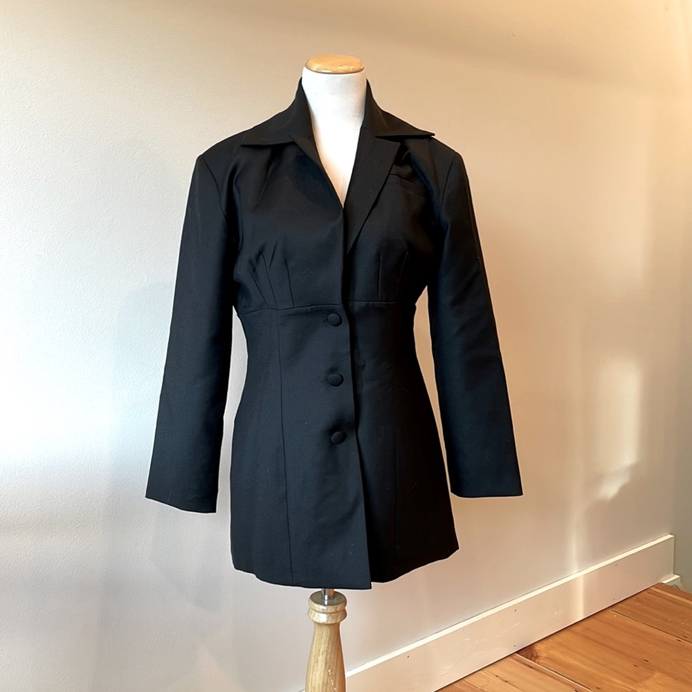 Matériel Tbilisi Black Corset Blazer